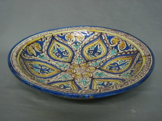 An Ismic pottery bowl the base marked WLEM S & R 15"
