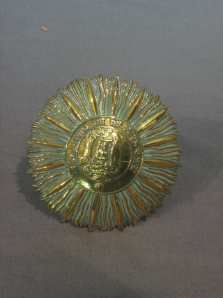 A 19th Century brass British Indian Rank Star of Office 3"