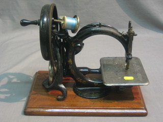 A Wilcox & Gibbs manual sewing machine