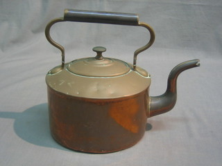 A 19th Century oval copper kettle