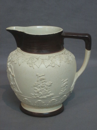 A 19th Century Turner ware jug 6" (chip to rim)