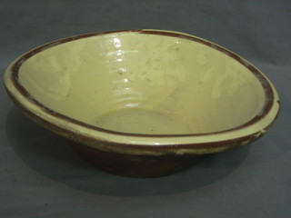 An Earthenware pottery bowl 12"