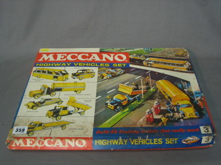 A Meccano Highway vehicle set no.3