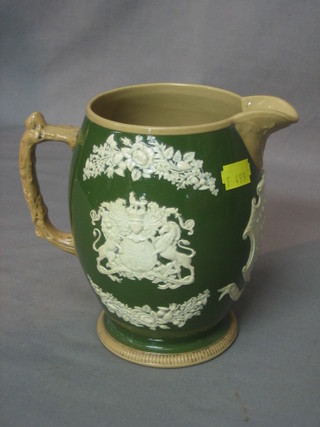 A Copeland pottery vase to commemorate the 1897 Jubilee of Queen Victorian 6"