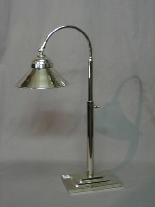 A "Designer" silver plated anglepoise lamp