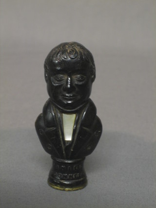 A seal in the form of a gentleman marked Daniel O'Connell Esquire MP, 3" 