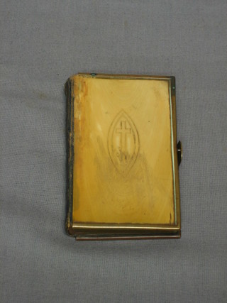 A Victorian "ivory" covered book of Common Prayer