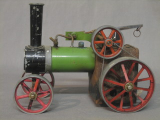 A Mamod steam traction engine