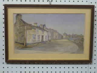 A HDS, watercolour drawing "The Last Inn In England" signed and dated September '09 7" x 12"