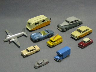 A small collection of Dinky toys