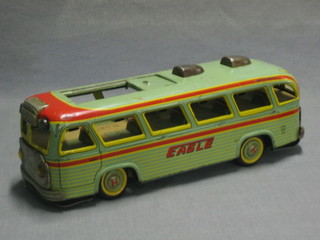 A pressed metal model of an Eagle Coach 10"