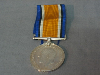 A British War medal to 9566 Pte. H Lane, Wrid.r Regiment