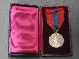 A George V Imperial Service medal to Thomas William Wright