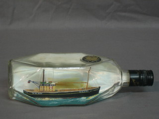 A model trawler in a bottle