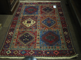 A fine contemporary Yallameh rug 56" x 39"