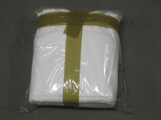 4 cotton pillowcases together with 2 square pillow cases