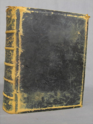 A Victorian leather bound family bible
