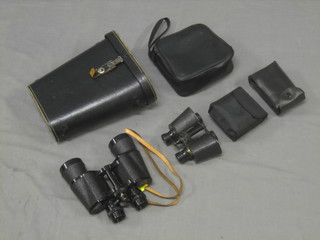 A pair of Hans Weiss 30x70 binoculars and 5 other pairs of binoculars