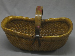 An Eastern rectangular basket