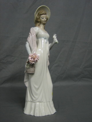A Lladro figure No 4934 Dainty Lady 13.5"
