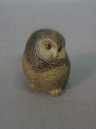 A Poole Pottery figure of an owl 3"