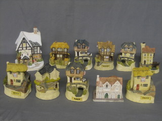 A collection of miscellaneous cottages including 9 House of Fortune, Berkhamsted Town Hall and The Toby Inn by  Hilary McDonald, 