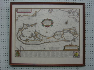 A reproduction map of Bermuda 15"x20"