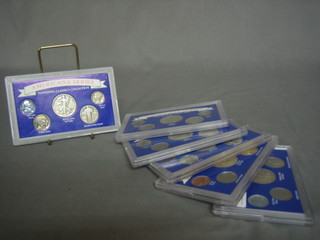 6 American coin sets -  2 yesteryear collections, 2 the vanishing classic coins and 2 The Presidents collection