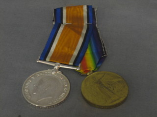 A pair British War medal and Victory medal to 11668 to Pte R W J Robinson, Army Service Corps