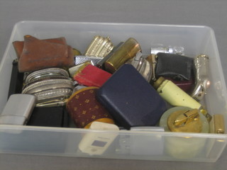 A collection of various old lighters