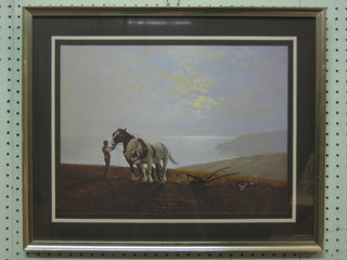 After Coulson, a coloured print "Ploughman" 11"x15"