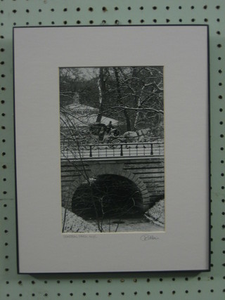 Robbie, a black and white photograph "Central Park, New York City" 9" x 6"