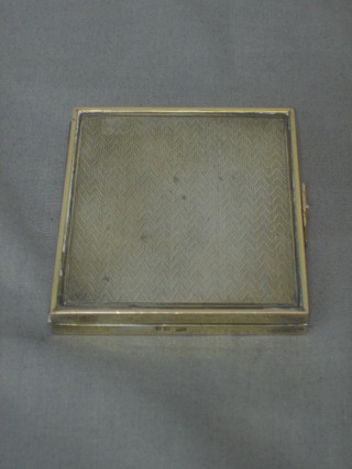 A silver gilt travelling double photograph frame Birmingham 1916 3"