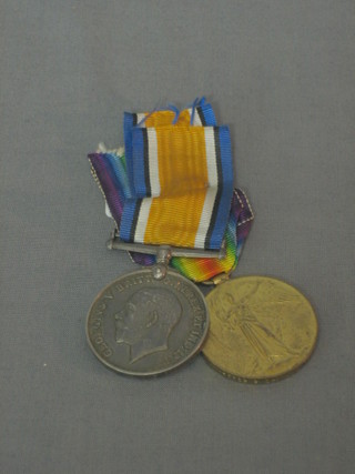 A pair of WWI British War medal and Victory medal to 150532 2 Corporal A B Cremer Royal Engineers