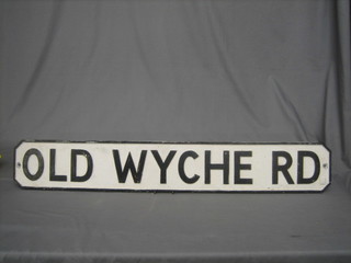 An aluminium road sign for Old Wyche Road 39"