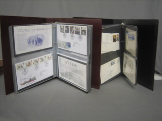 2 albums of various first day covers