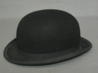 A gentleman's bowler hat by Lock & Co, St James's size 7 1/2