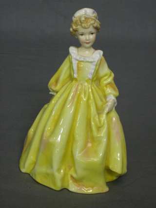 A Royal Worcester figure modelled by F G Doughty - Grandmother's Dress, base marked 3081, 6 1/2" high