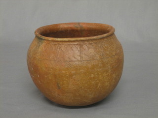 A South American style terracotta bowl 6"