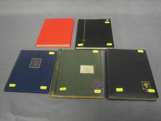 5 various stock books of World stamps