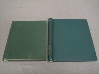 2 green Simplex albums of GB stamps
