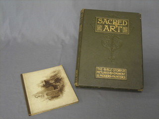 Sacred Art "The Bible Stories" together with 1 other volume Castell's Brothers "Country Churchyards"