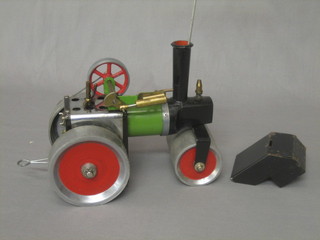 A Mamod steam engine roller