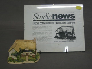 A limited edition John Hind Studio model of The Chelsea Arms of Grants of St James's complete with press clippings 5"