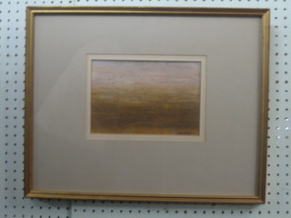 Ken Hildecast?, abstract watercolour  "Landscape" 6" x 8 1/2"