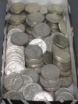 A quantity of various French silver coins