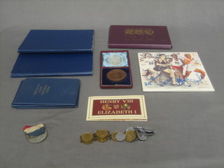 A 1971 proof set of coins and a collection of various coins