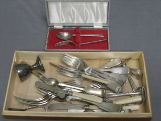 A small collection of various flatware