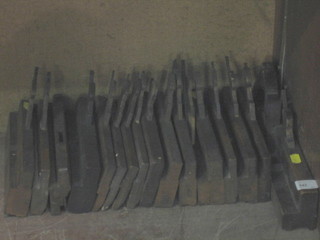 16, 19th Century wooden moulding planes