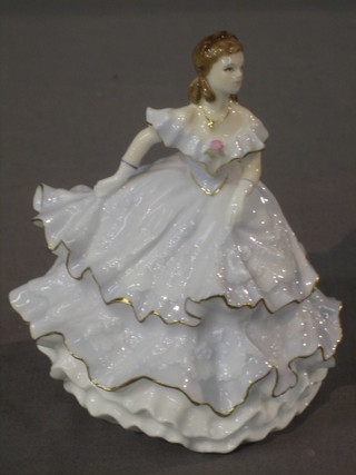 A Royal Worcester figure - Lady Emma 5"